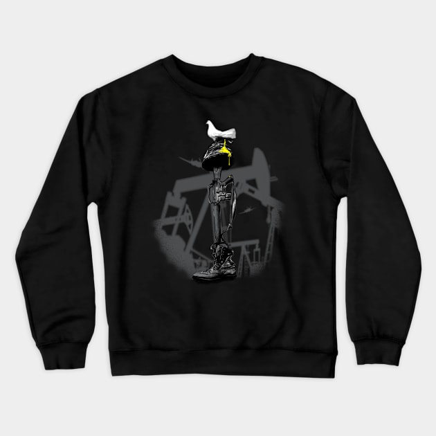 Peace and Poop Crewneck Sweatshirt by opippi